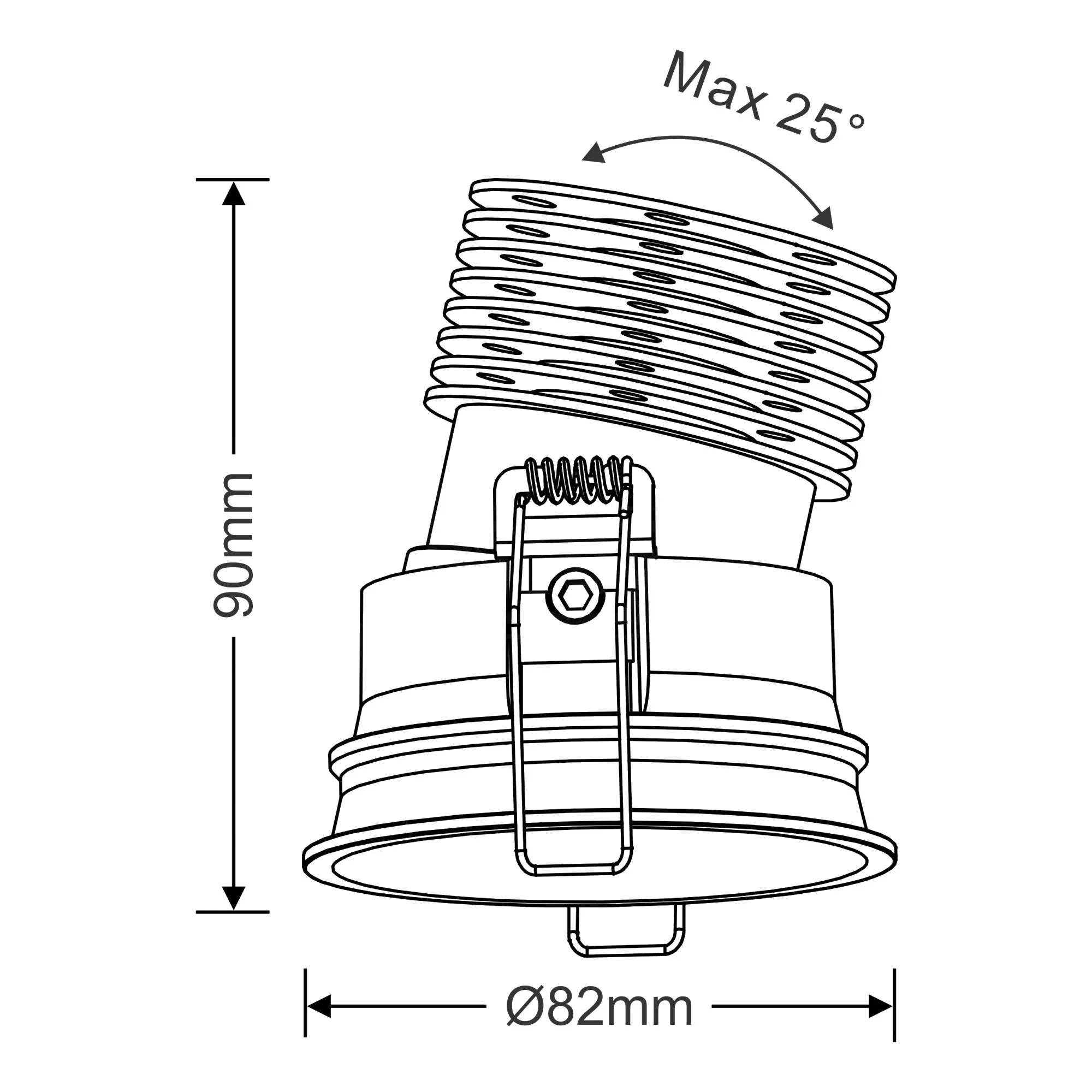 Bania A 11 Recessed Ceiling Luminaires Dlux Round Recess Ceiling
